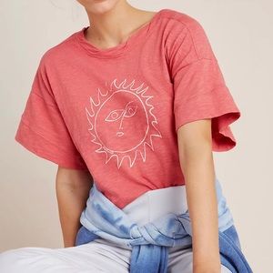 ANTHROPOLOGIE ⚡️ SUN GRAPHIC TEE